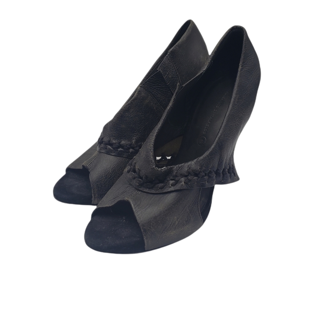 All Saints Stiletto Heels | size 40- US 9 | Black Leather